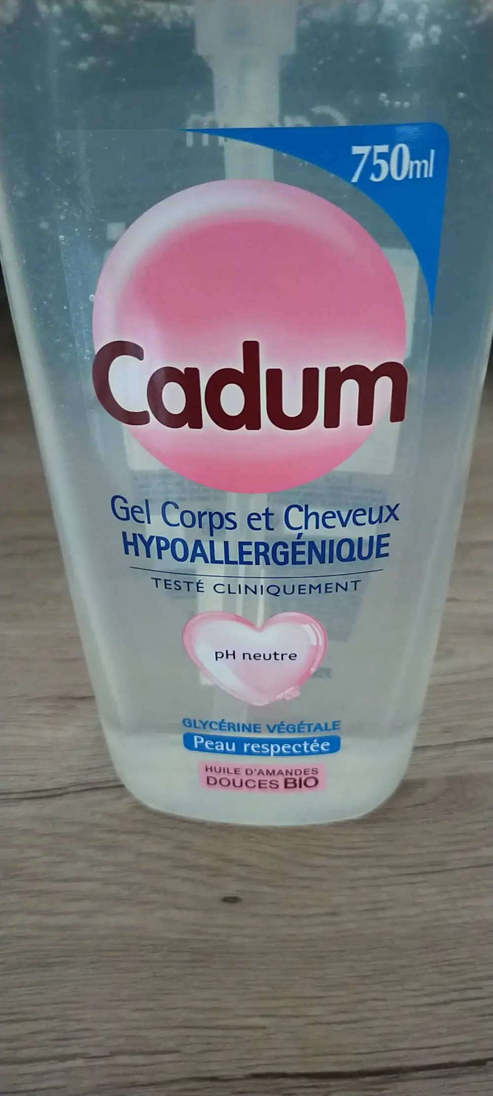 CADUM - Gel corps et cheveux hypoallergénique