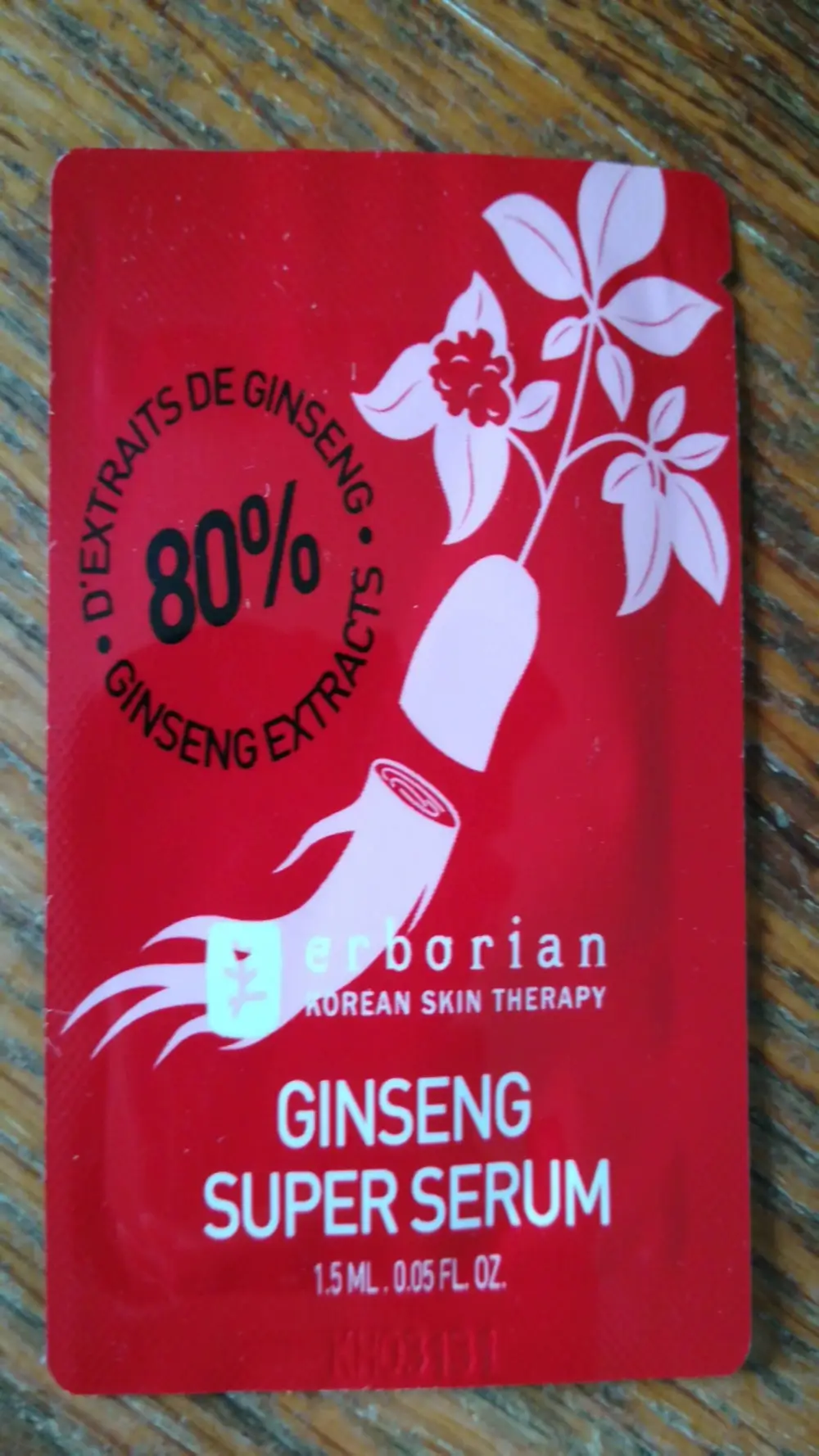 ERBORIAN - Ginseng super serum 