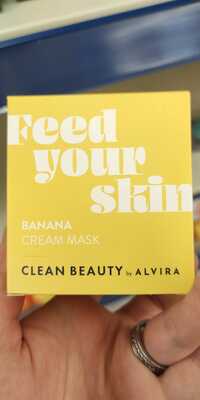 CLEAN BEAUTY BY ALVIRA - Banana - Cream mask