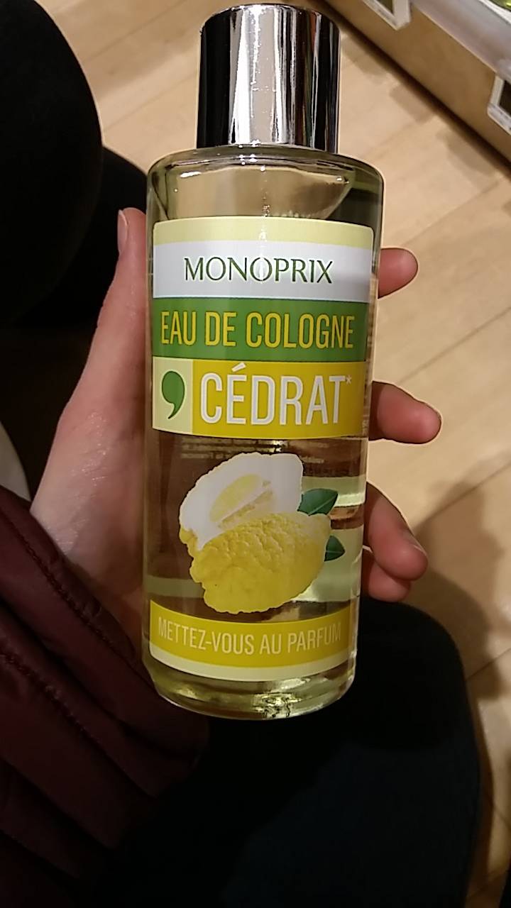 MONOPRIX - Cedrat - Eau de Cologne