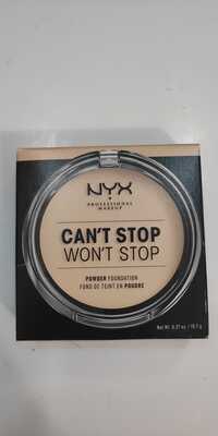 NYX - Can't stop won't stop - Fond de teint en poudre