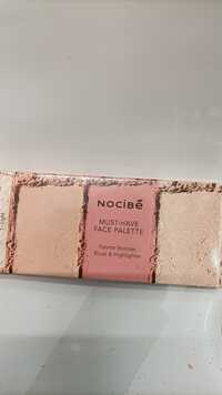 NOCIBÉ - Must-have face palette - Blush & highlighter