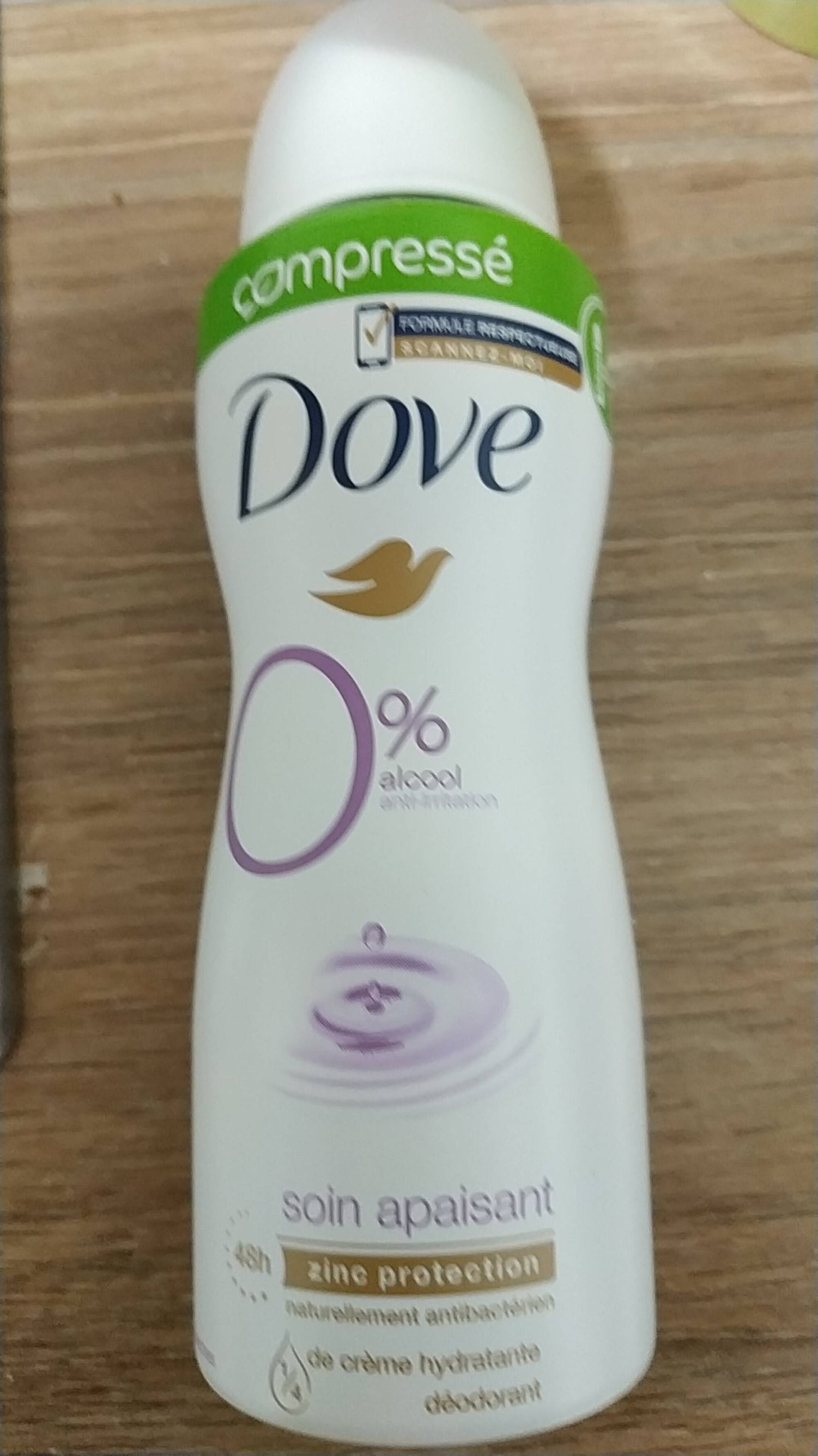 DOVE - 0% alcool - Déodorant 48h