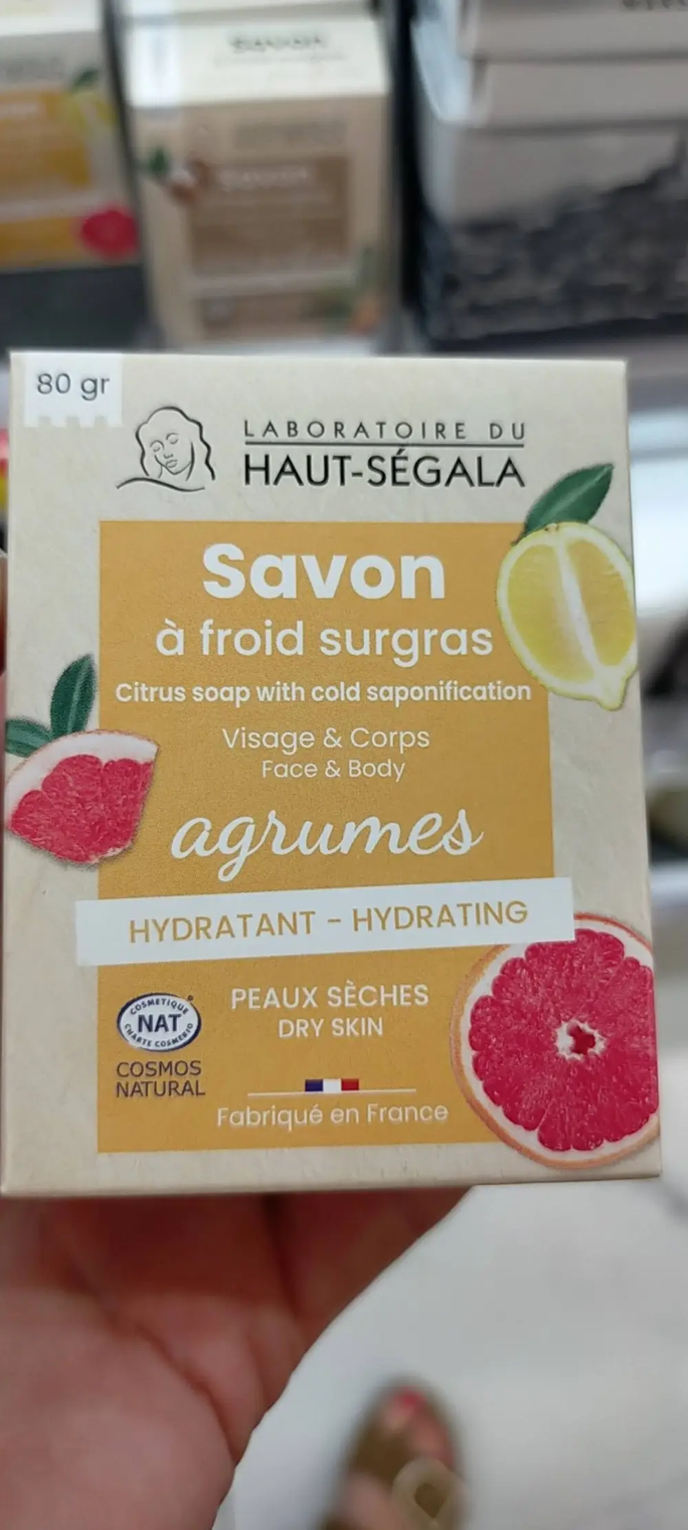 LABORATOIRE DU HAUT-SÉGALA - Agrumes - Savon à froid surgras