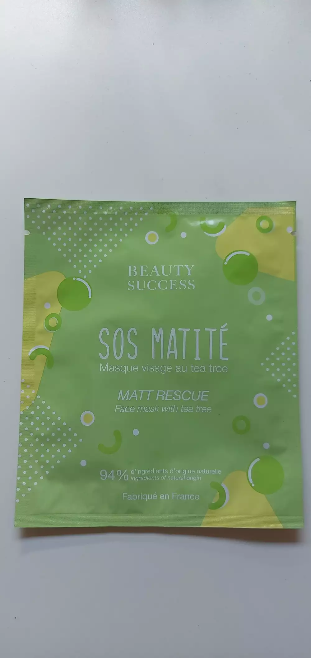 BEAUTY SUCCESS - Masque SOS matité