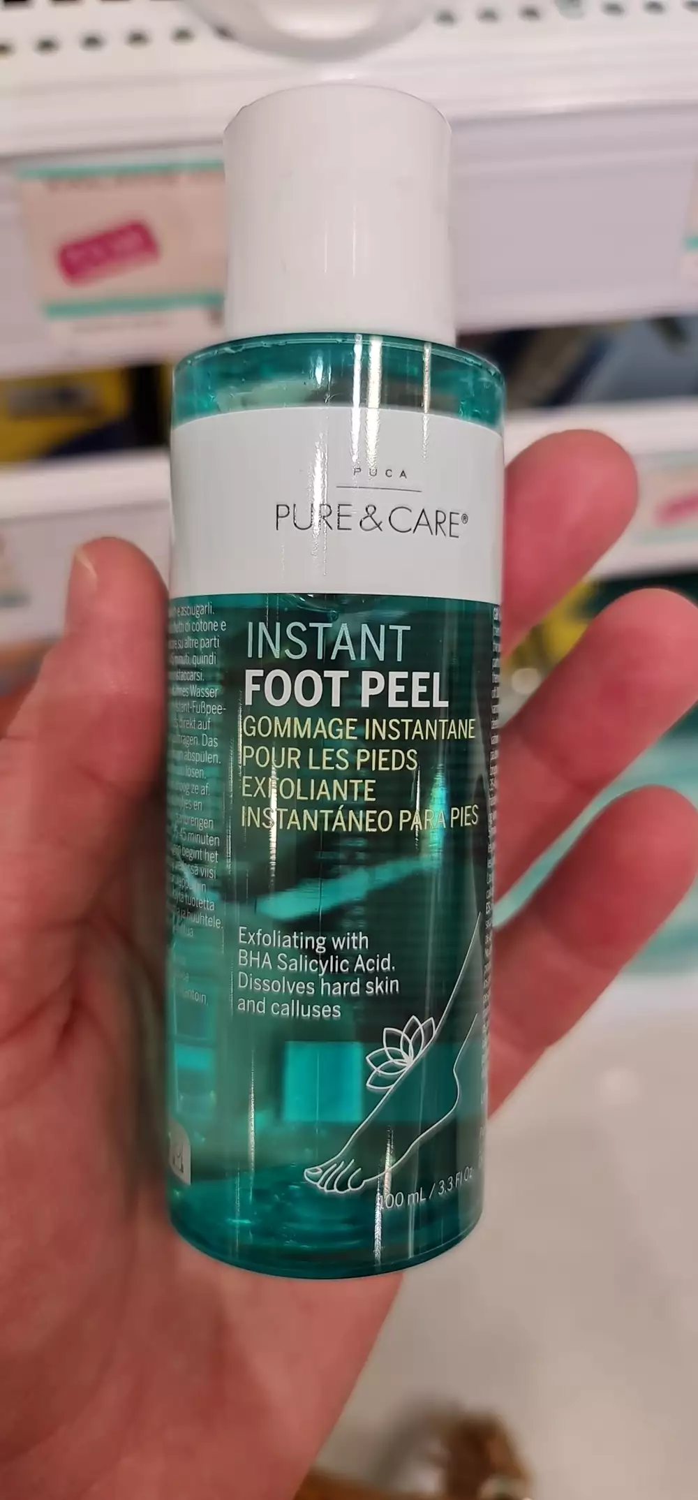 PURE & CARE - Gommage instantané pour les pieds