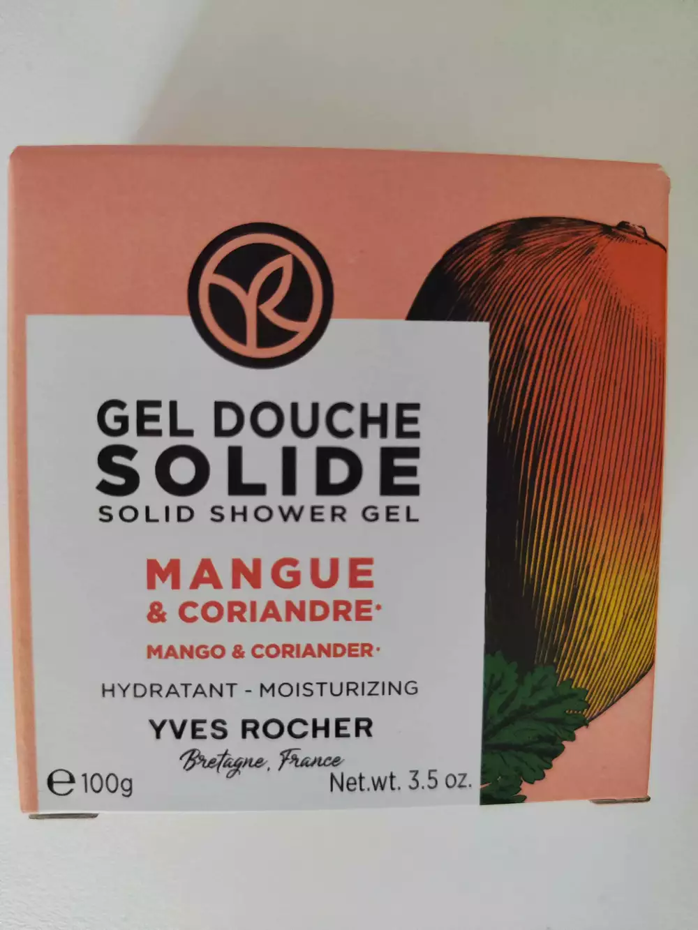 YVES ROCHER - Gel douche solide mangue & coriandre