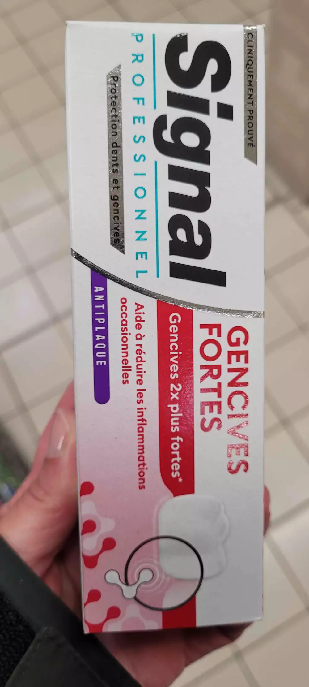 SIGNAL - Gencives fortes - Dentifrice antiplaque