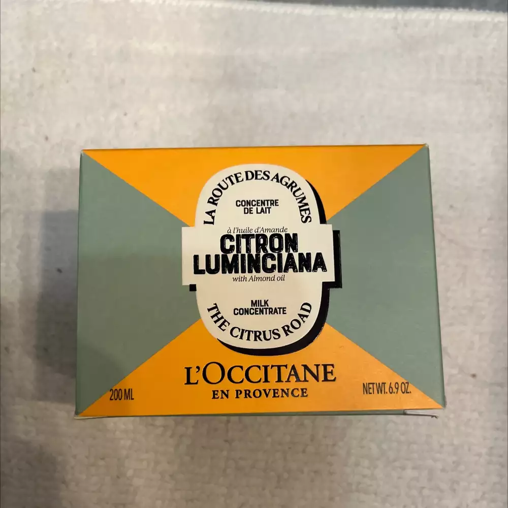 L'OCCITANE - La route des agrumes - Concentré de lait citron luminciana