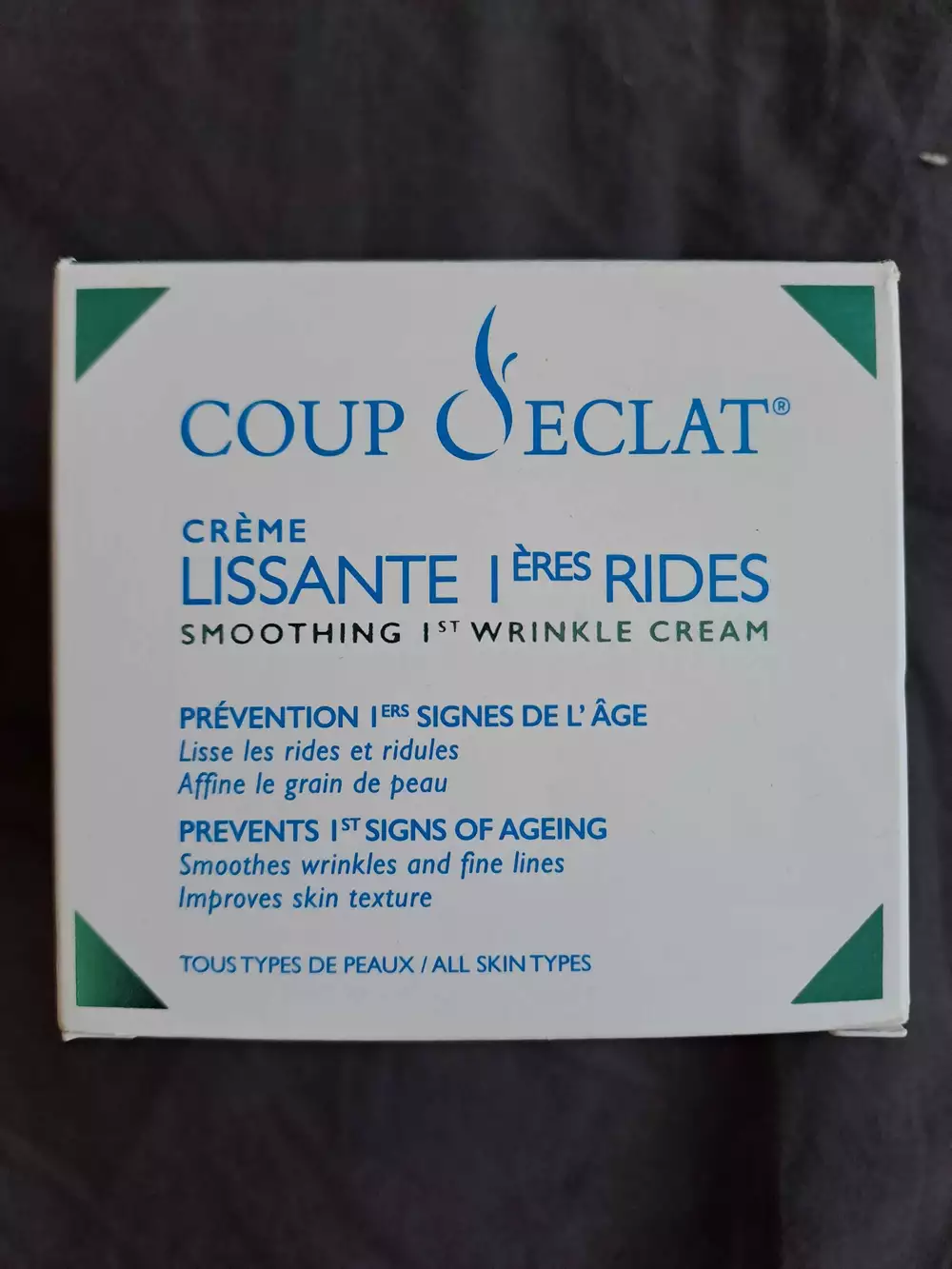 COUP D'ECLAT - Crème lissante 1ères rides
