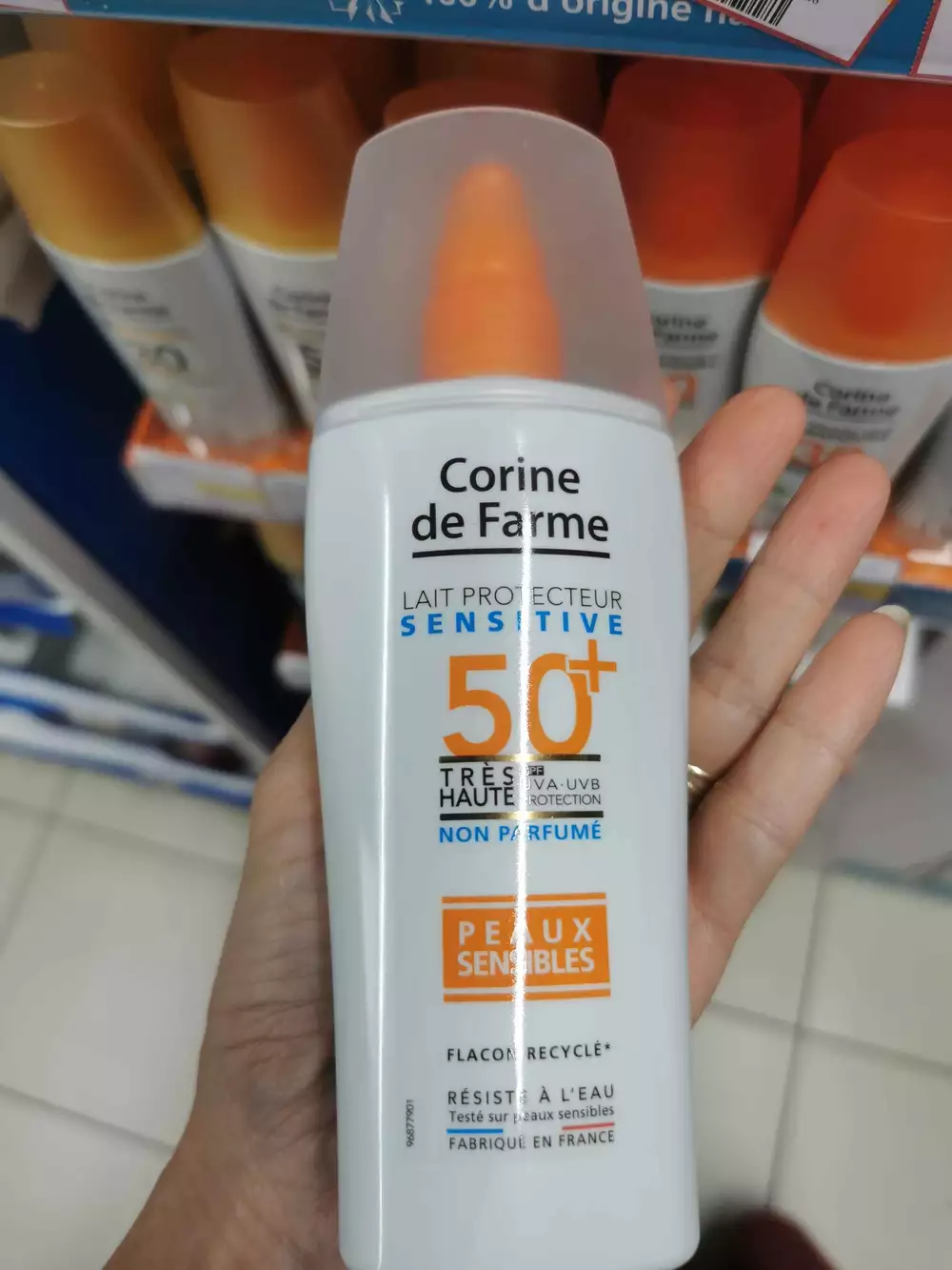 CORINE DE FARME - Lait protecteur sensitive spf 50+