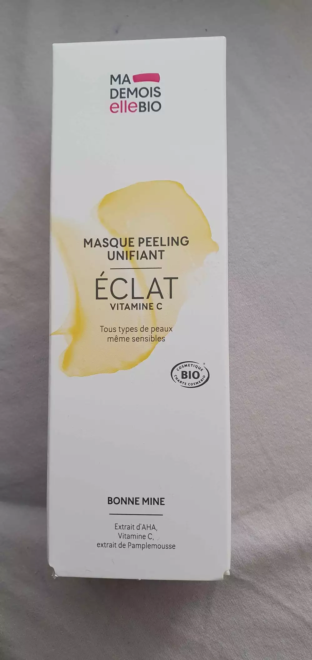 MADEMOISELLE BIO - Eclat vitamine C - Masque peeling unifiant