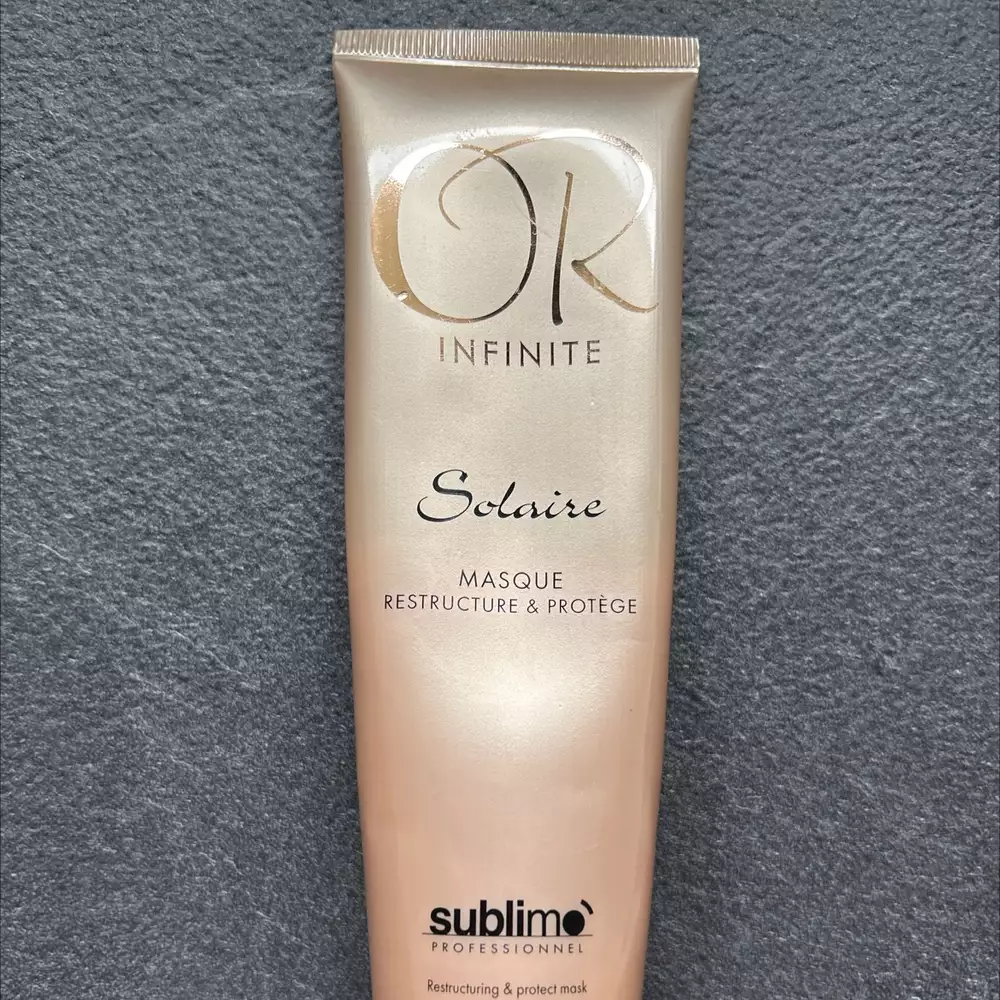 SUBLIMON - Or infinite - Masque restructure & protège solaire