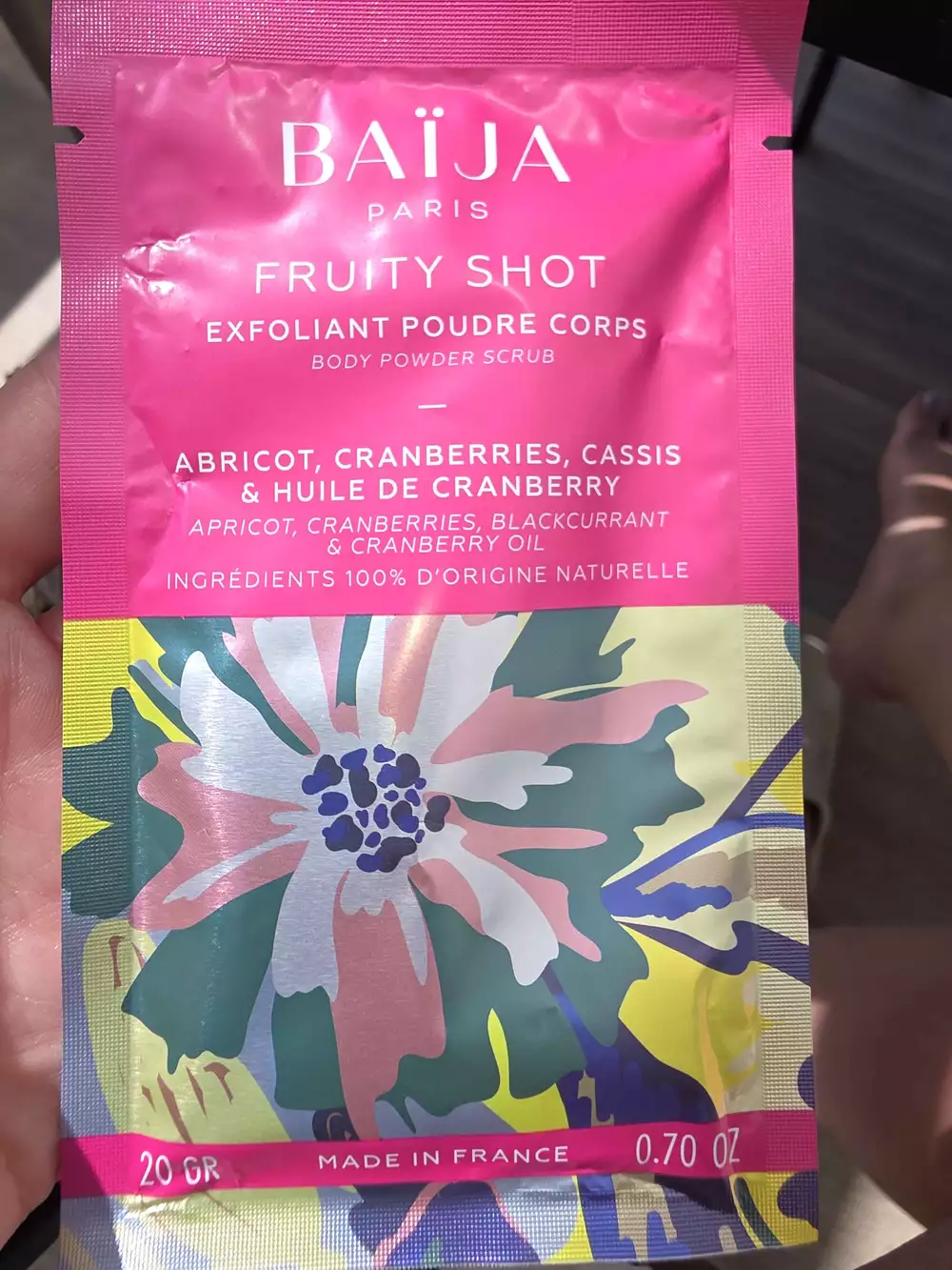 BAIJA - Fruity shot - Exfoliant poudre corps