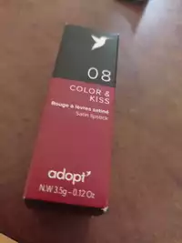ADOPT' - 08 Color & kiss - Rouge à lèvres satiné