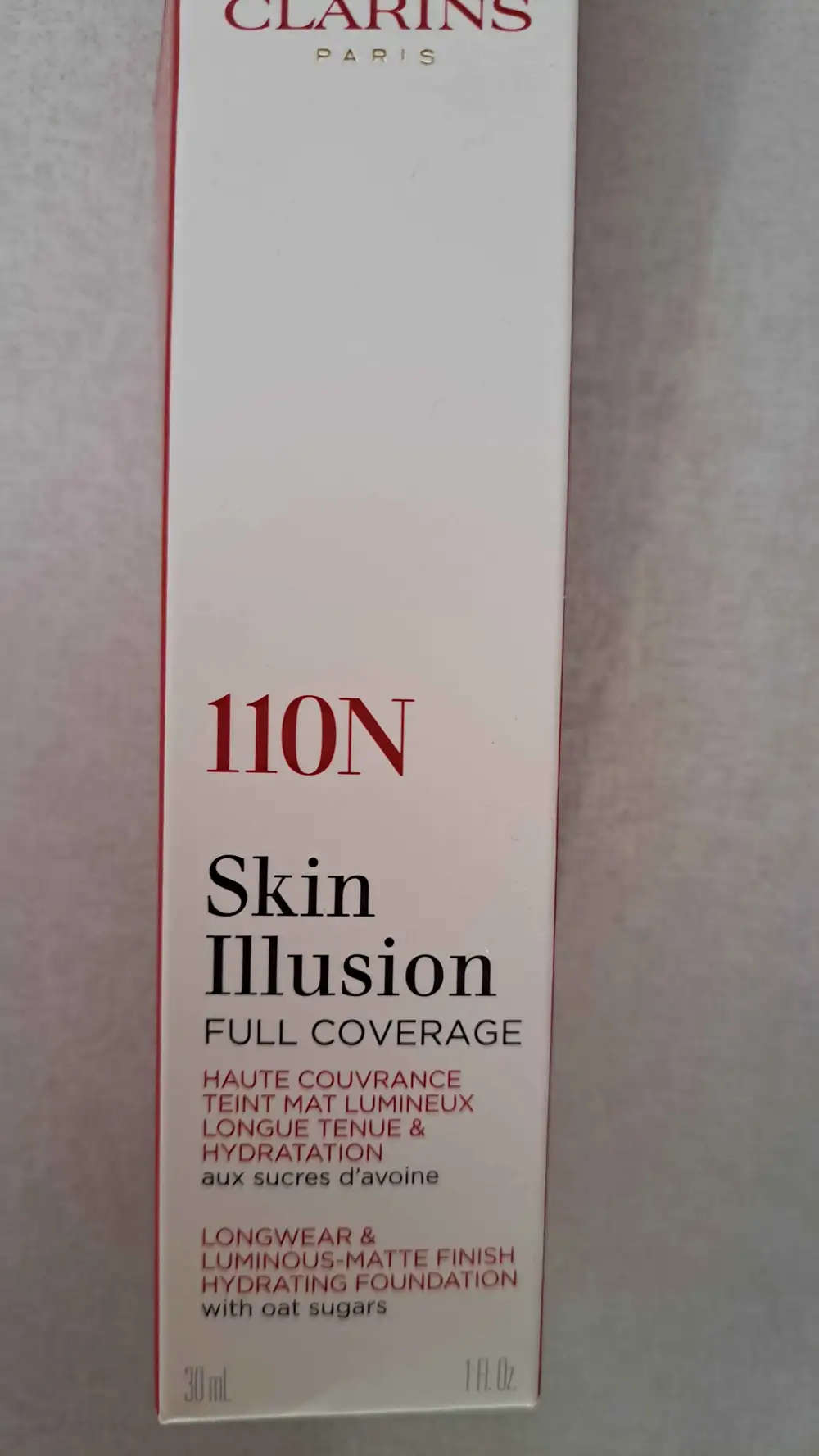 CLARINS - 110N skin illusion full coverage