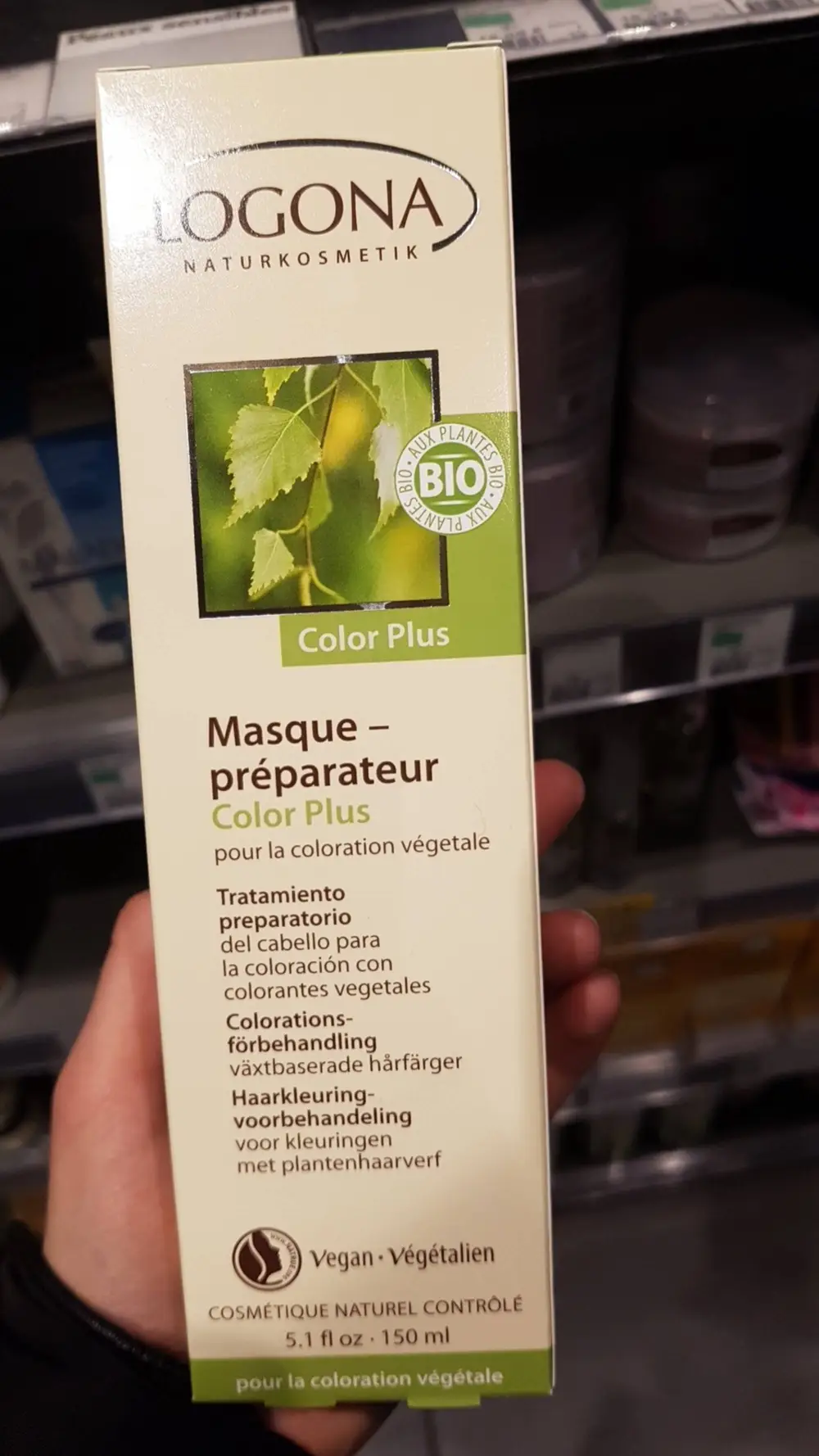 LOGONA - Color plus - Masque préparateur pour coloration végétale