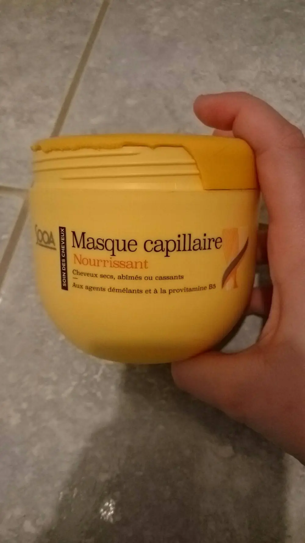 SOOA - Masque capillaire - Nourrissant