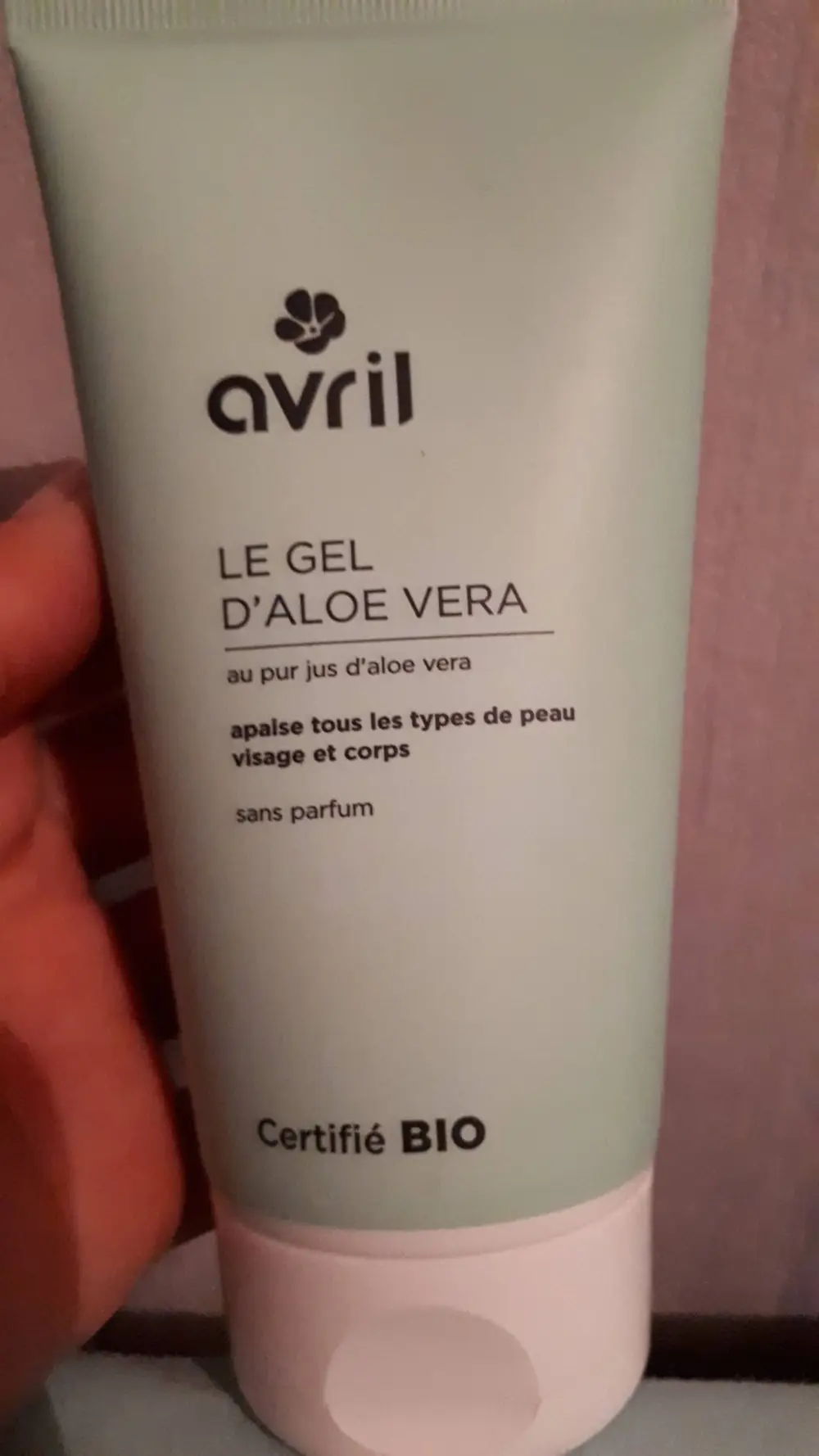 AVRIL - Le gel d'aloe vera certifié bio