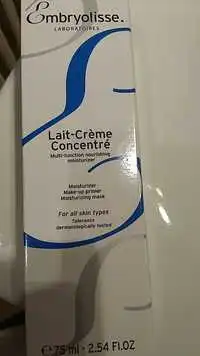 EMBRYOLISSE - Lait-crème concentré