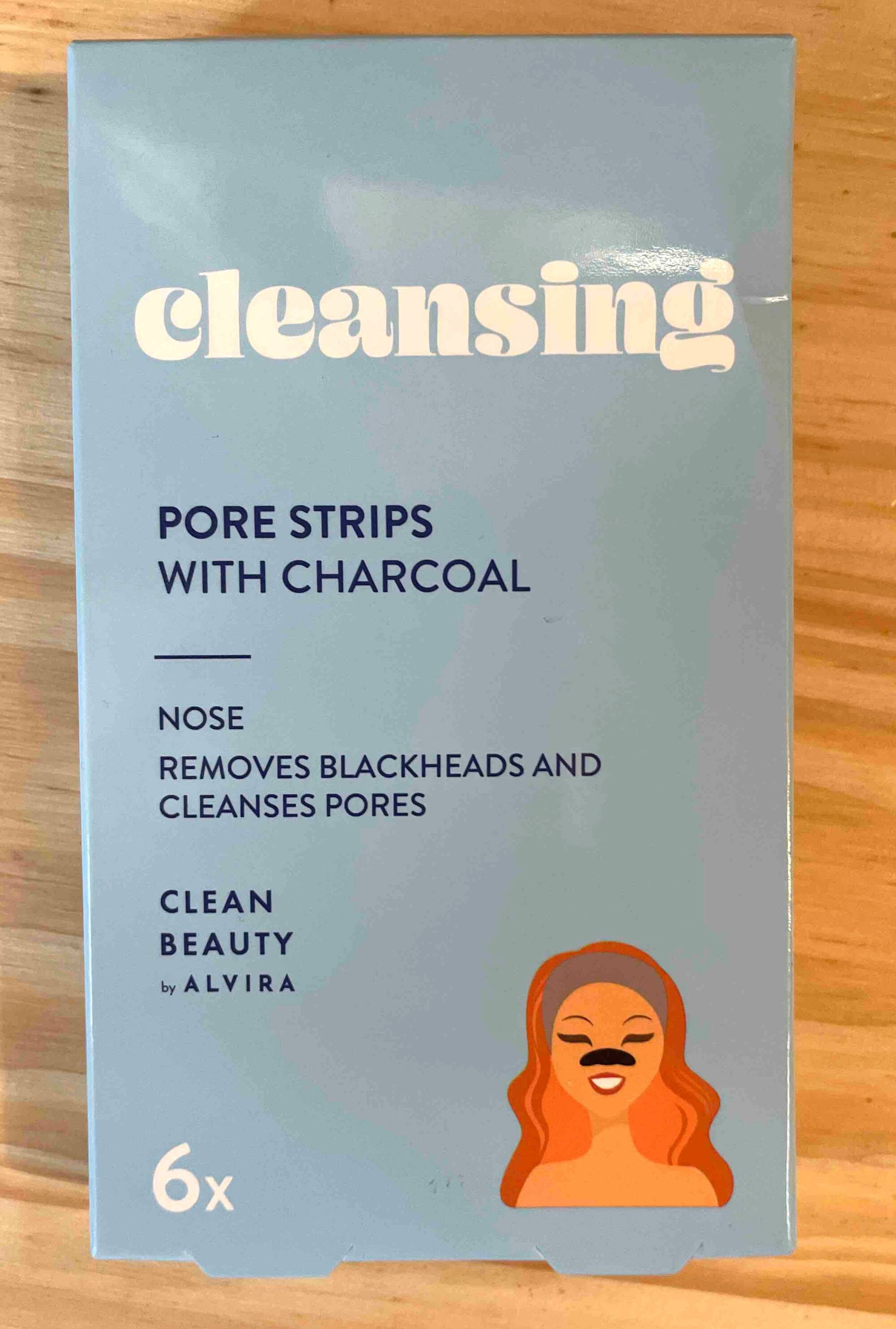 ALVIRA - Pore strips - with charcoal 