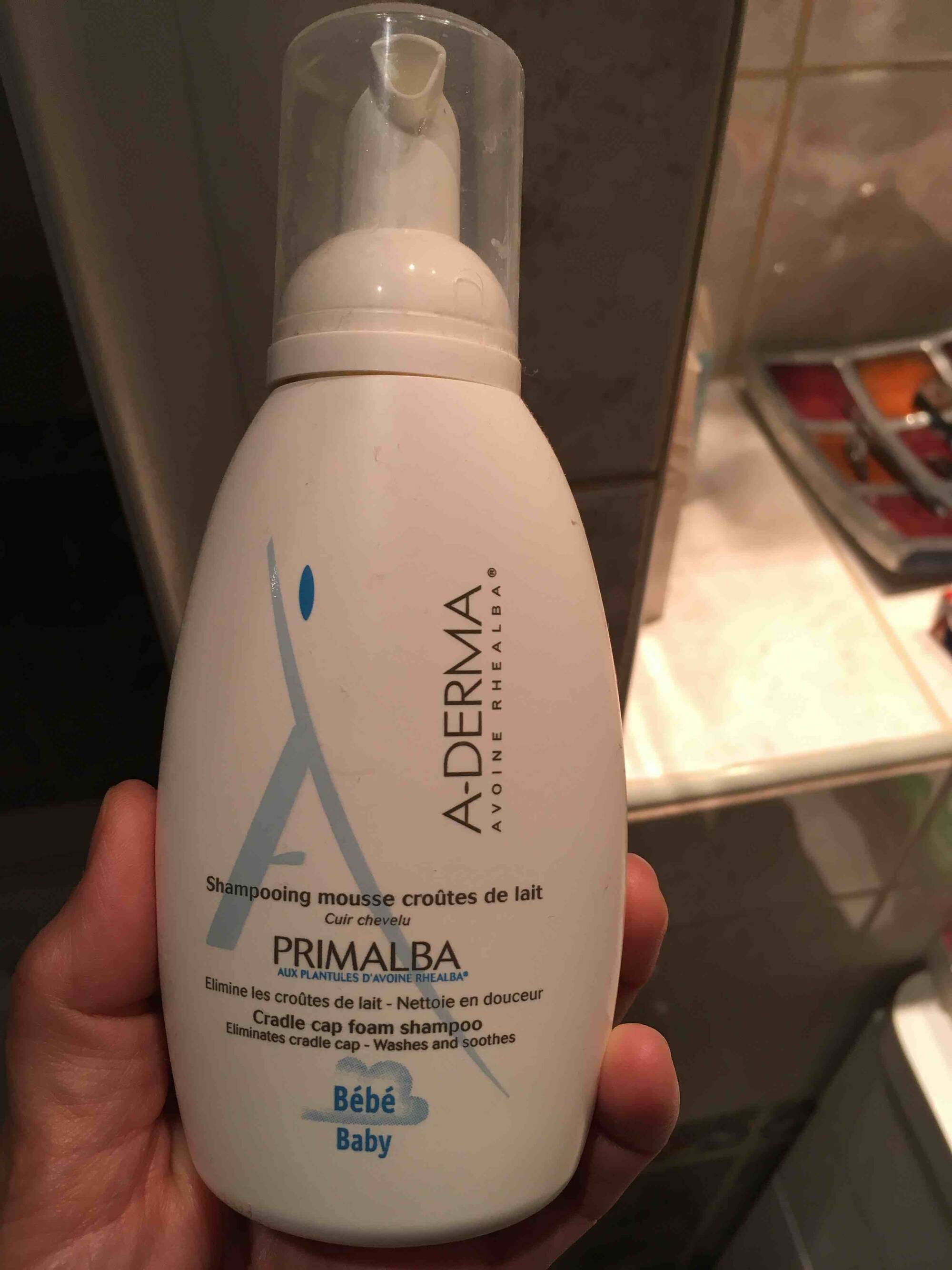 A-DERMA - Primalba - Shampooing mousse croûtes de lait