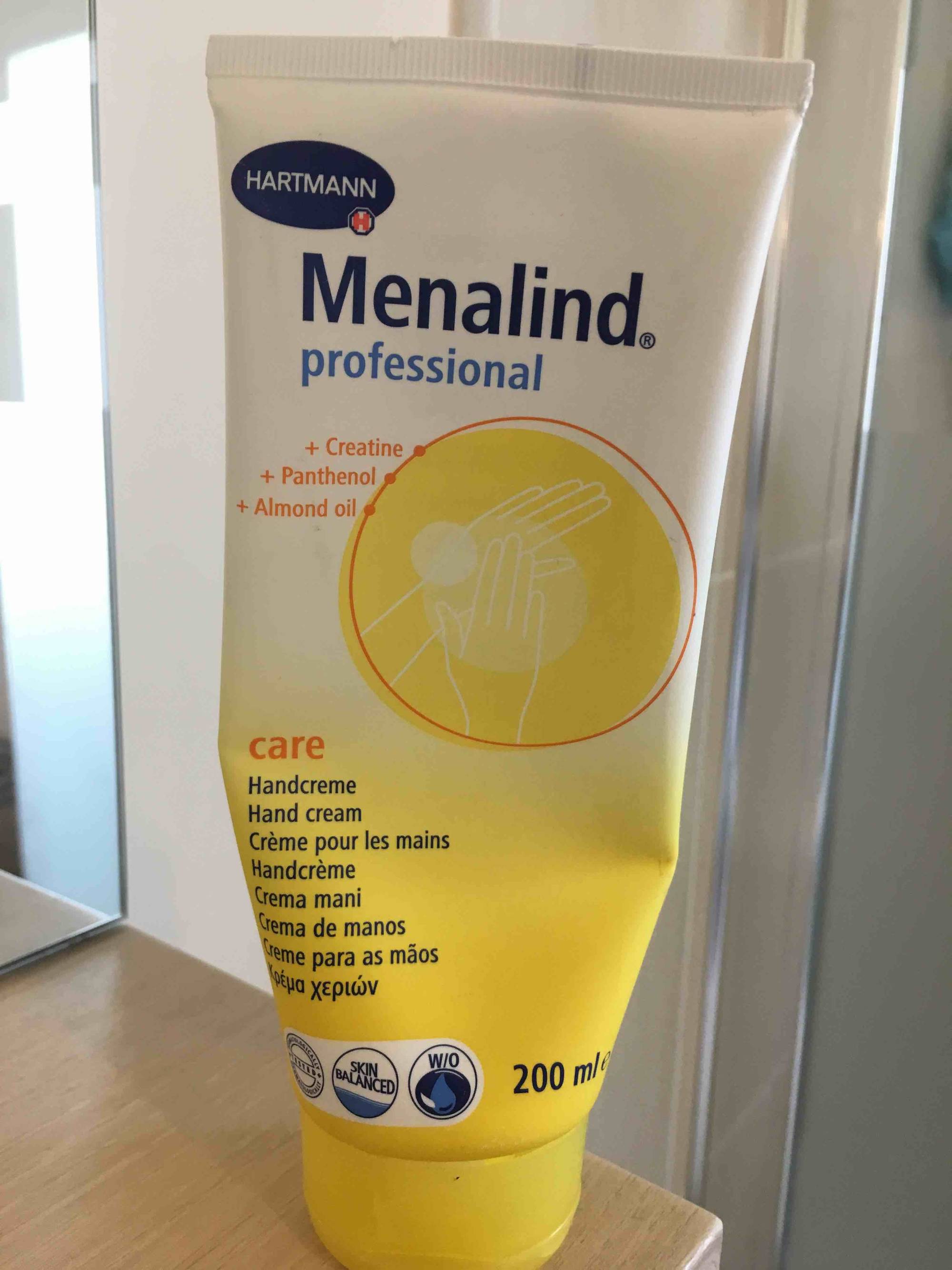 HARTMANN - Menalind professional - Crème pour les mains