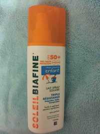 BIAFINE - Soleil - Lait spray solaire enfant triple resistance FPS 50+