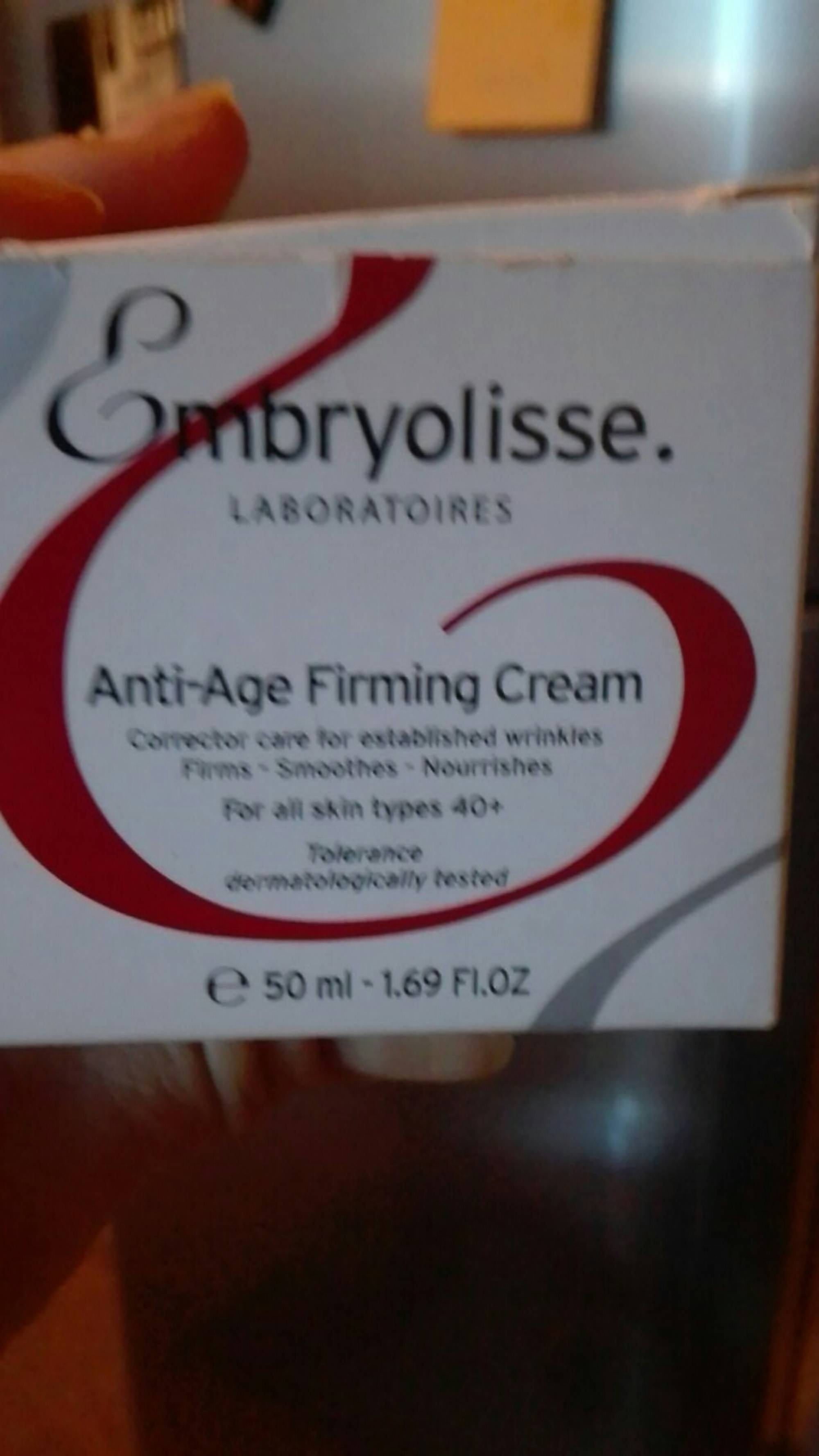 EMBRYOLISSE - Crème anti-âge raffermissante