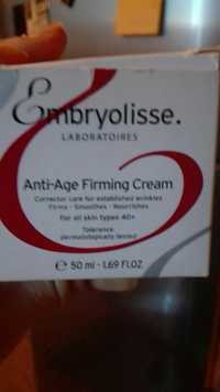EMBRYOLISSE - Crème anti-âge raffermissante