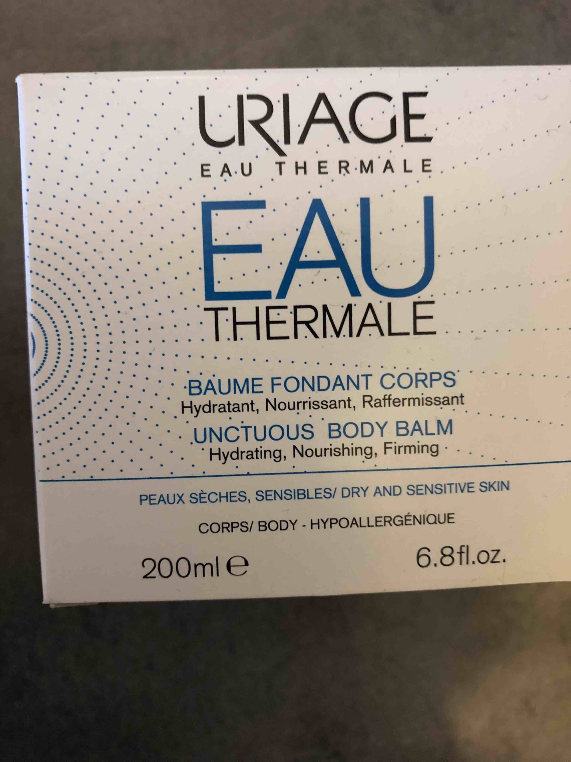 URIAGE - Eau thermale - Baume fondant corps