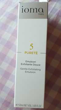 IOMA - 5 pureté - Emulsion exfoliante douce