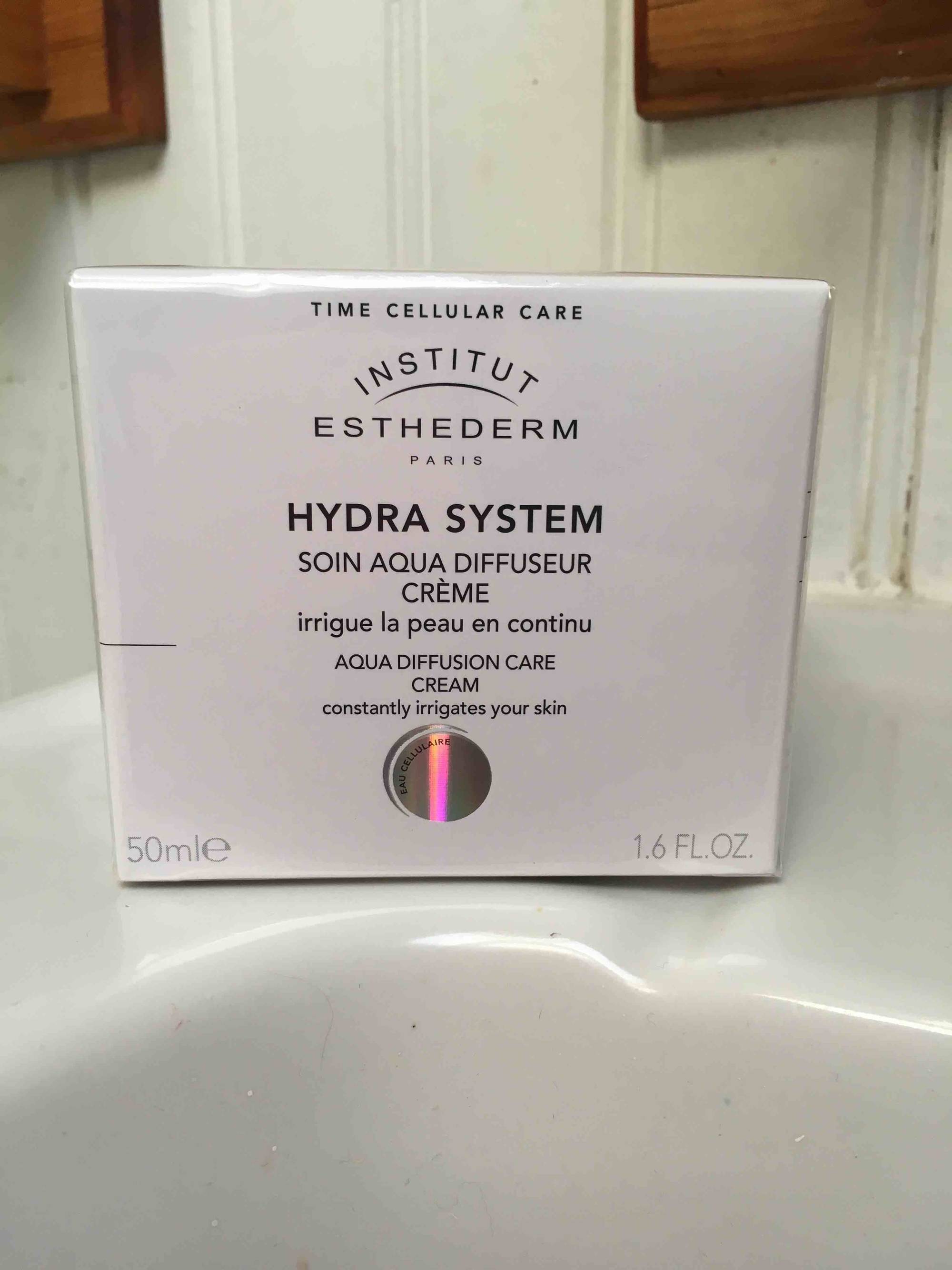 INSTITUT ESTHEDERM - Hydra system - Soin aqua diffuseur crème