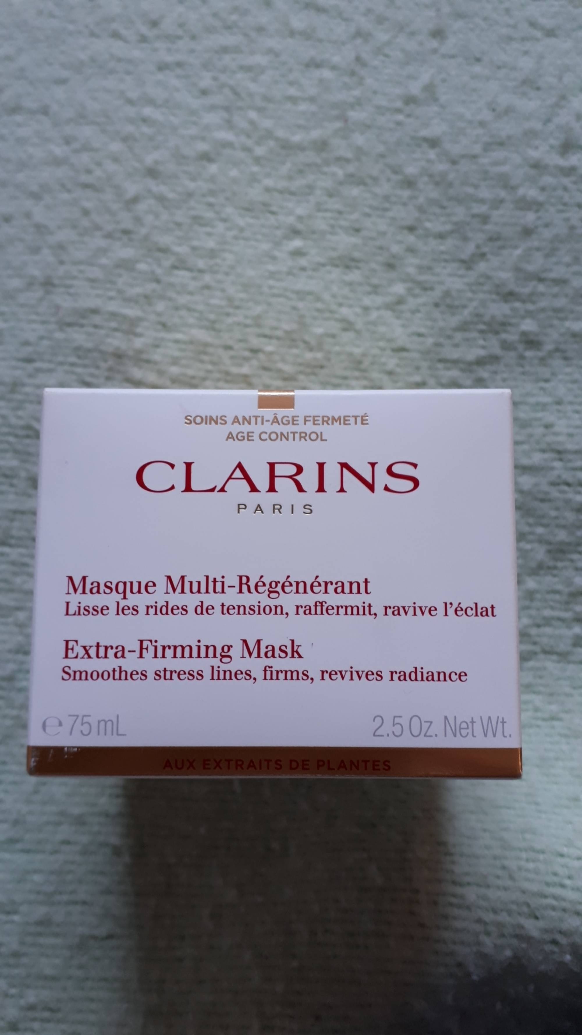 CLARINS PARIS - Soins anti-âge fermeté - Masque multi-régénérant