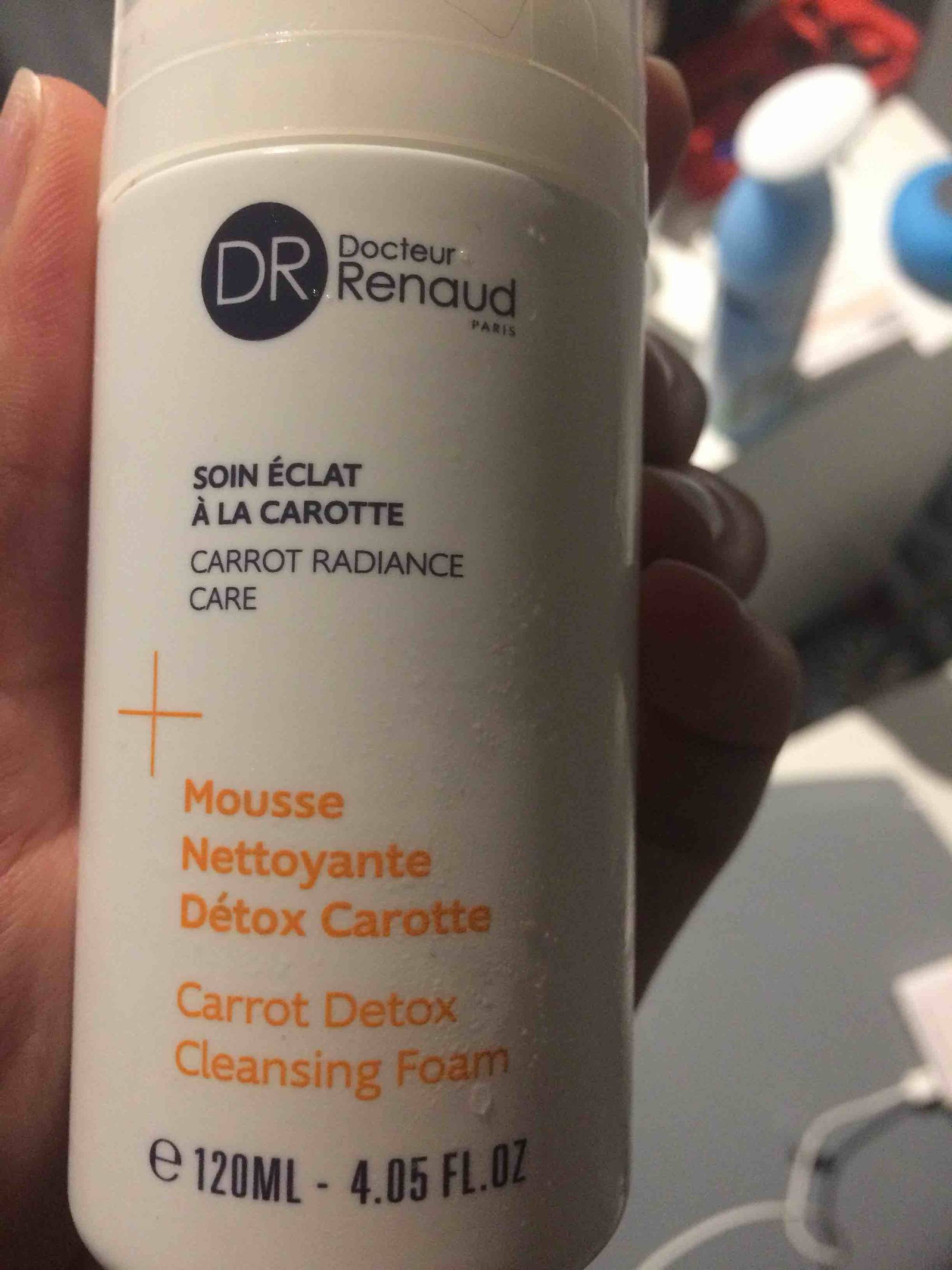 DOCTEUR RENAUD - Soin éclat à la carotte - Mousse nettoyante détox carotte
