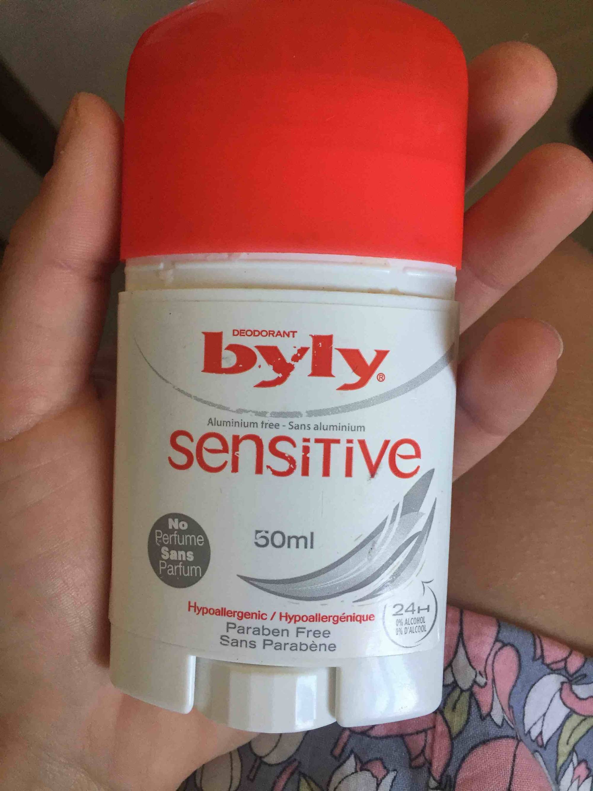 BYLY - Déodorant sensitive hypoallergénique 