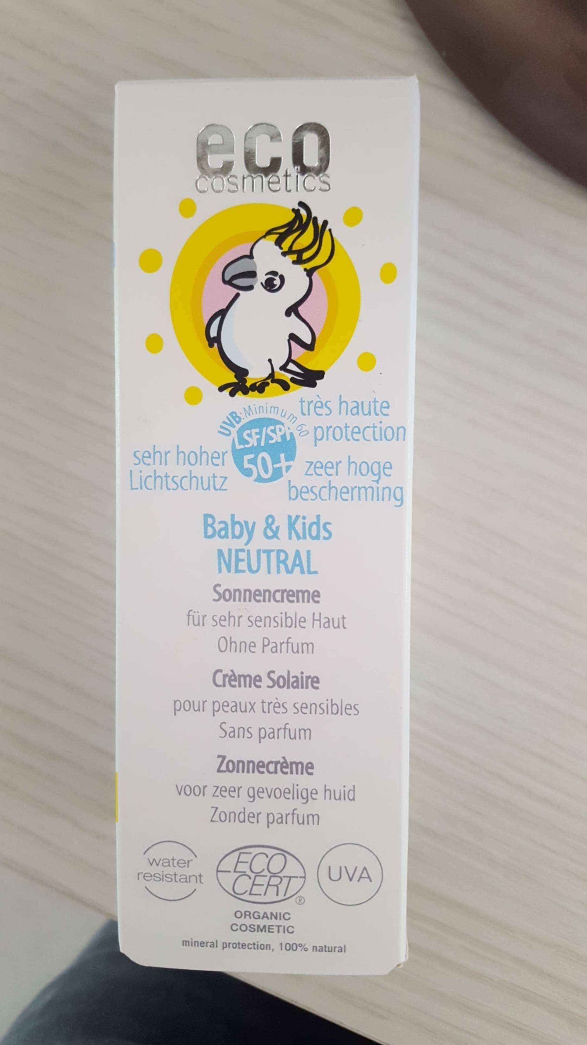 ECO COSMETICS - Baby & kids neutral - Crème solaire SPF 50+