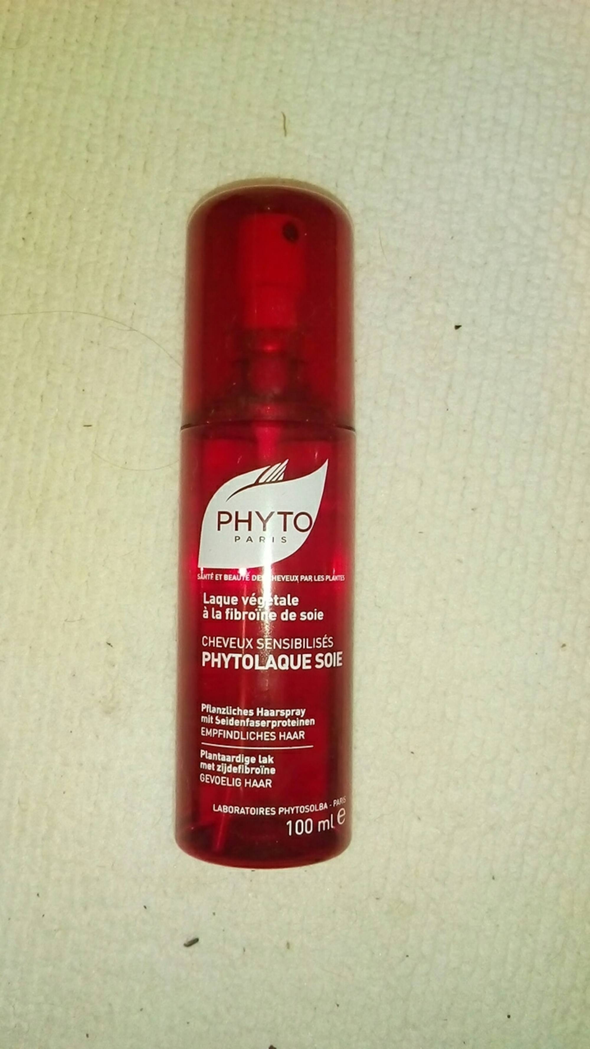 PHYTO - Phytolaque soie - Laque végétale pour cheveux sensibilisé