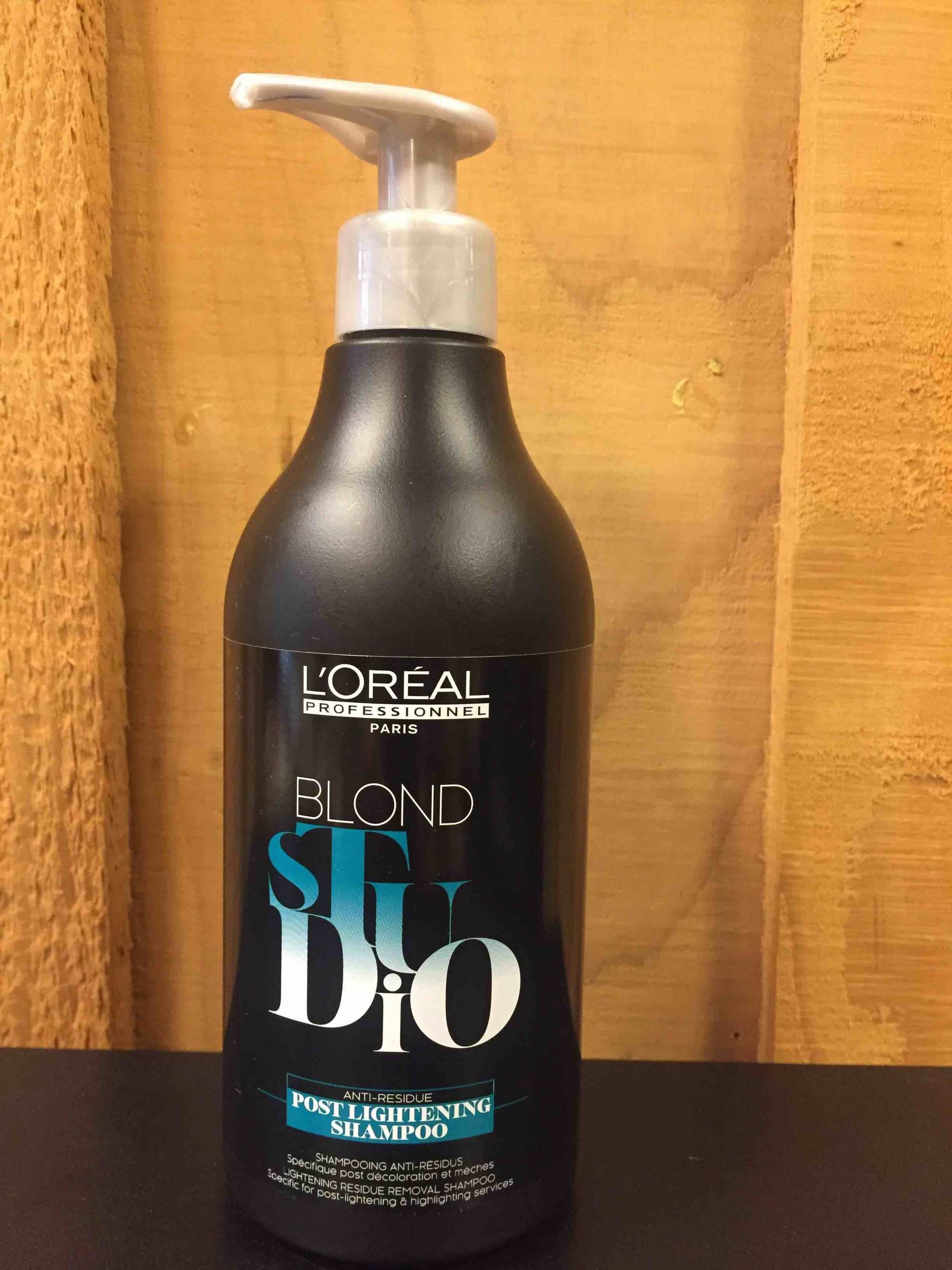 L'ORÉAL - Blond studio - Shampooing anti-residus