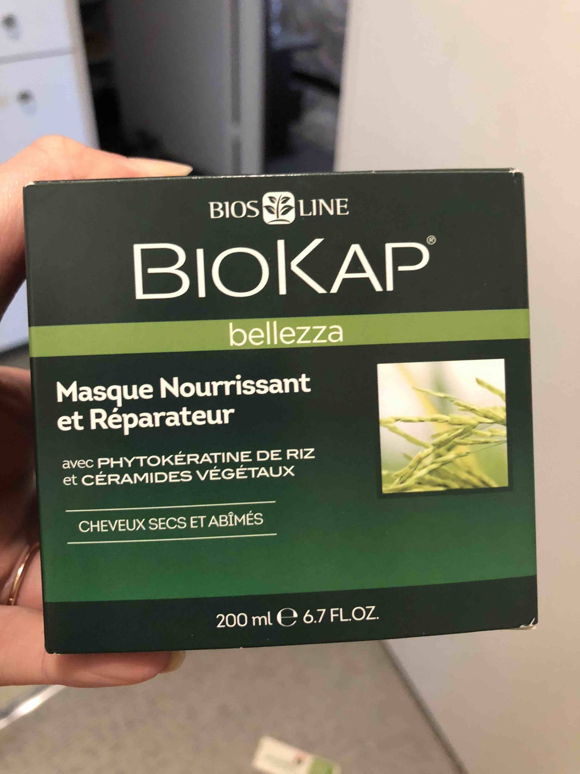 BIOKAP - Masque nourrissant et réparateur cheveux secs et abîmés 