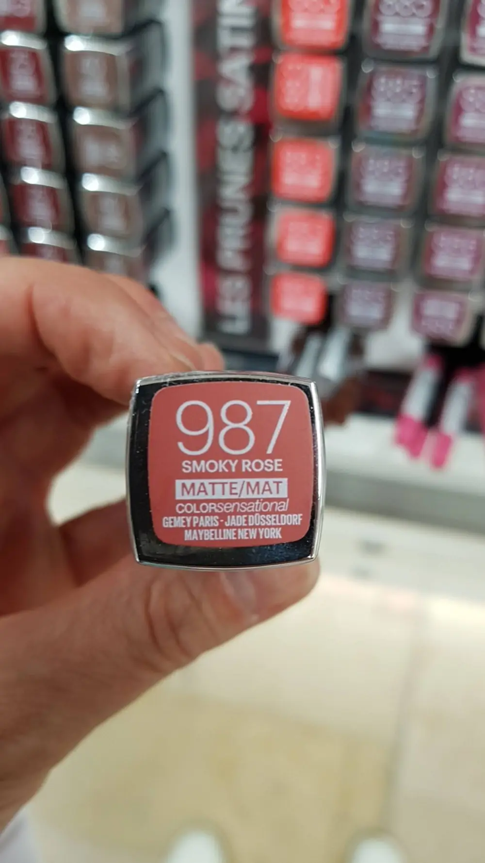 MAYBELLINE NEW YORK - Color sensational matte 987 smoky rose