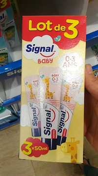 SIGNAL - Dentifrice doux baby 0-3 ans