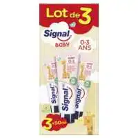 SIGNAL - Signal Dentifrice Enfants Baby 0-3 Ans Fraise 3x50ml