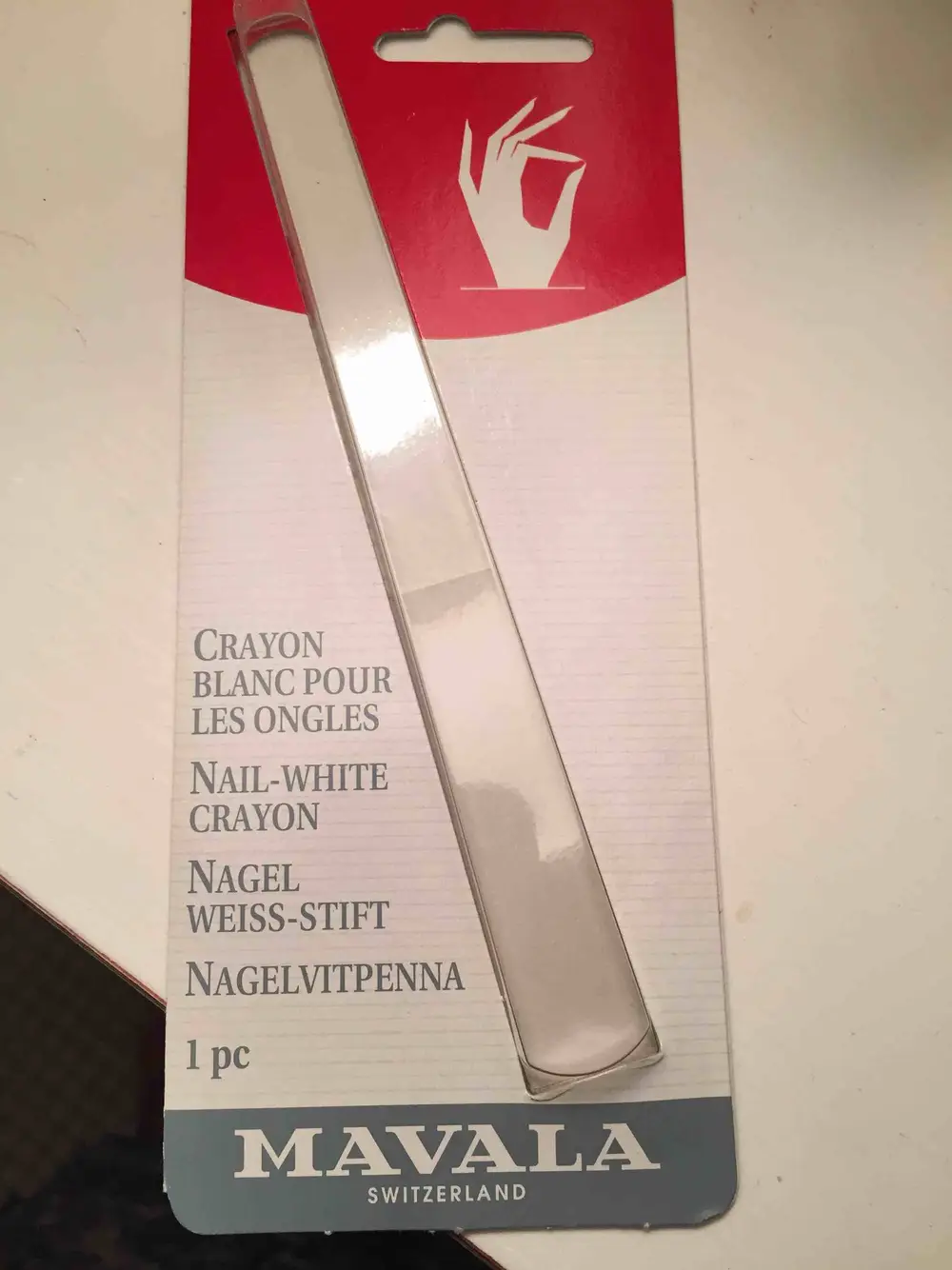 MAVALA - Crayon blanc pour les ongles