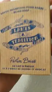 LAMES ET TRADITION - Parfum boisé - Savon-shampoing pour barbe 