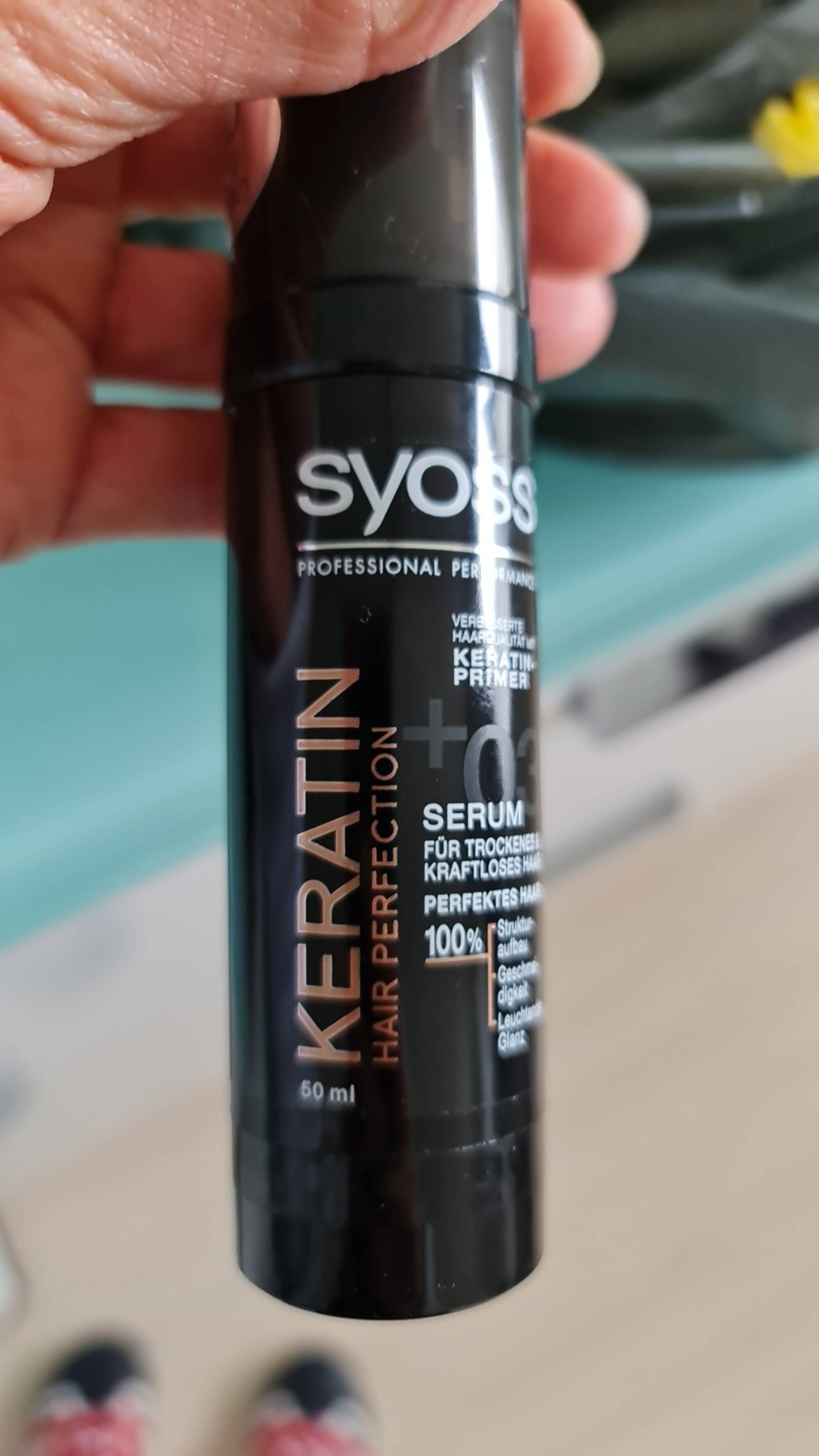 Composition SYOSS Keratin Hair perfection serum UFC