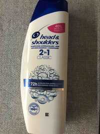 HEAD & SHOULDERS - Classic - Shampooing antipelliculaire + soin 2 en 1