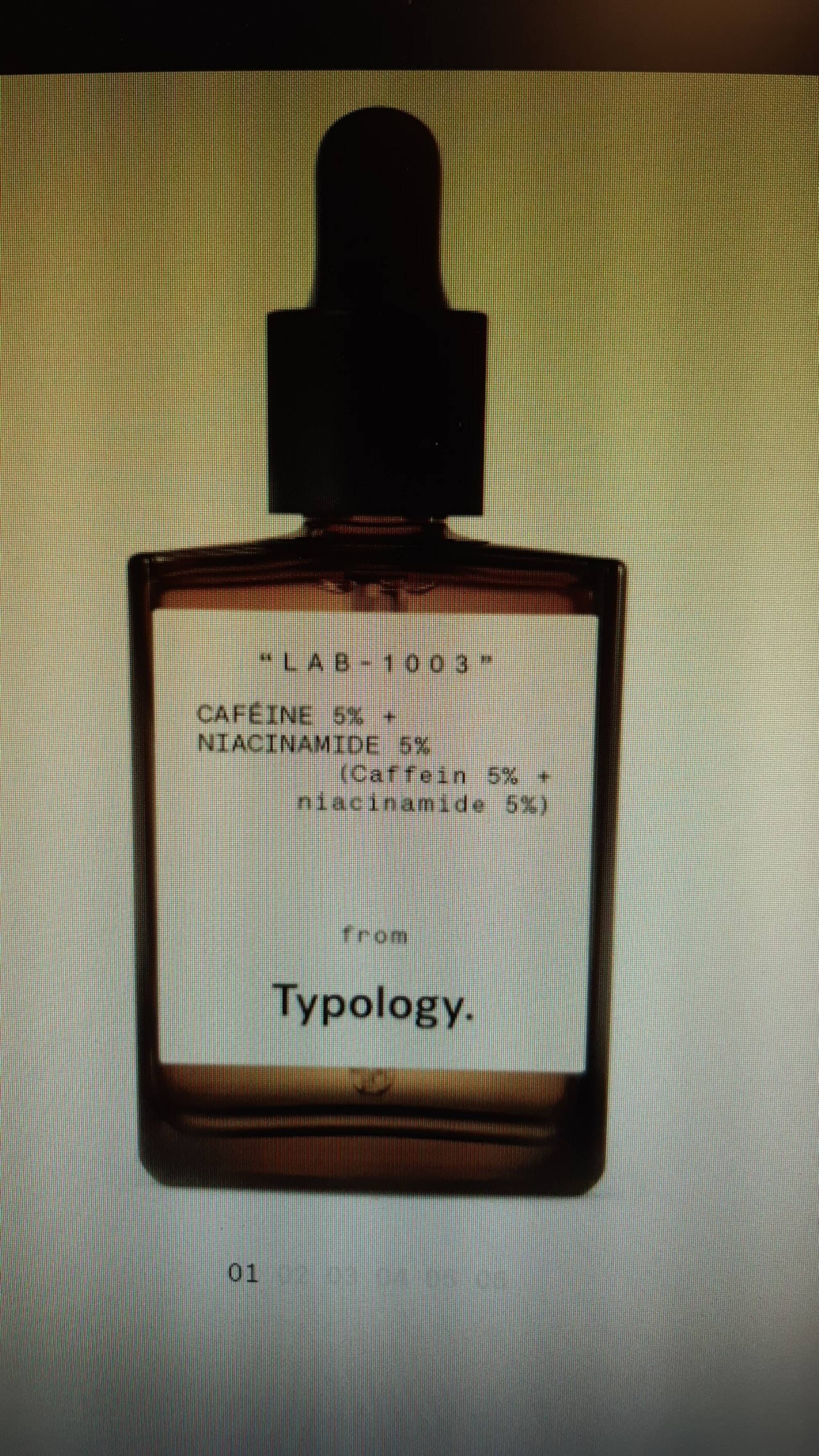 TYPOLOGY - Lab-1003 - Caféine 5% Niacinamide 5%