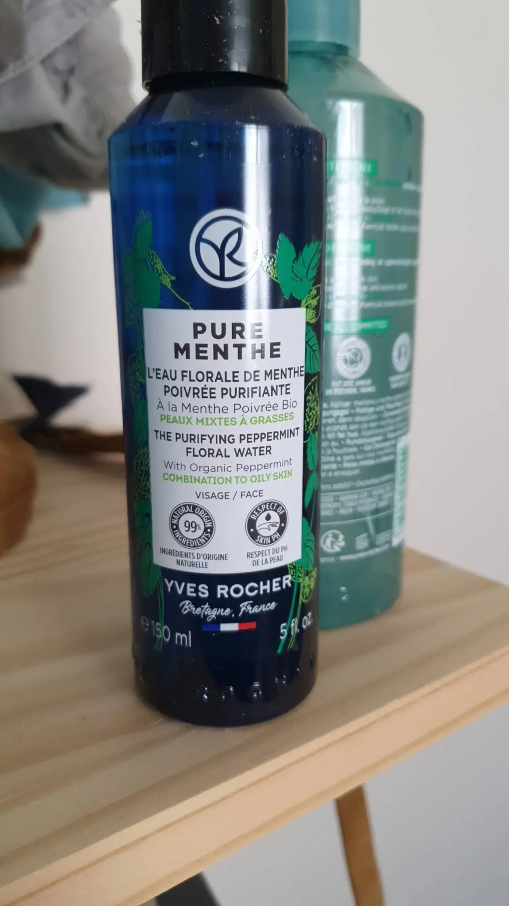 YVES ROCHER - Pure menthe - L'eau florale de menthe poivrée purifiante