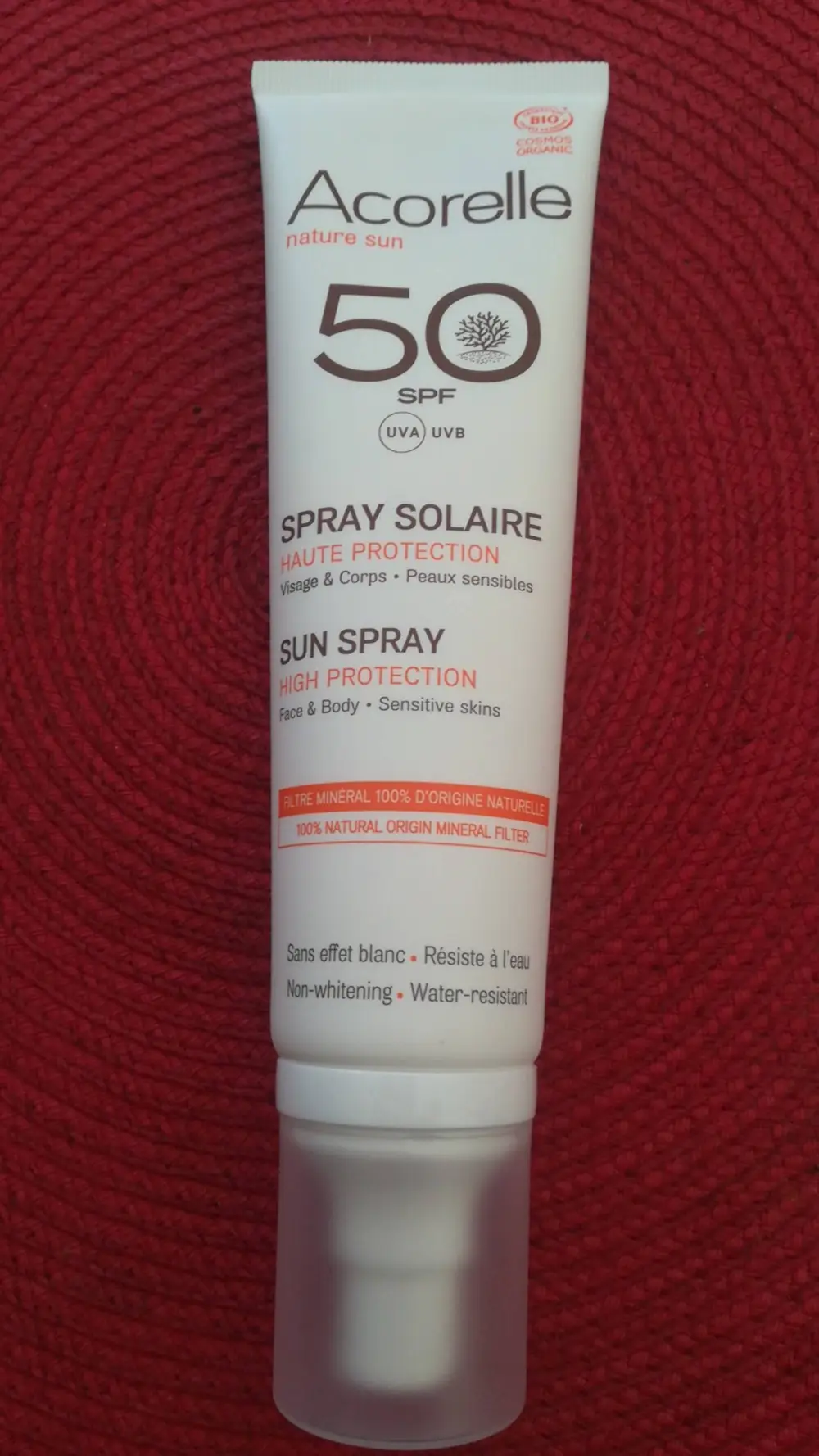 ACORELLE - Spray solaire haute protection SPF 50